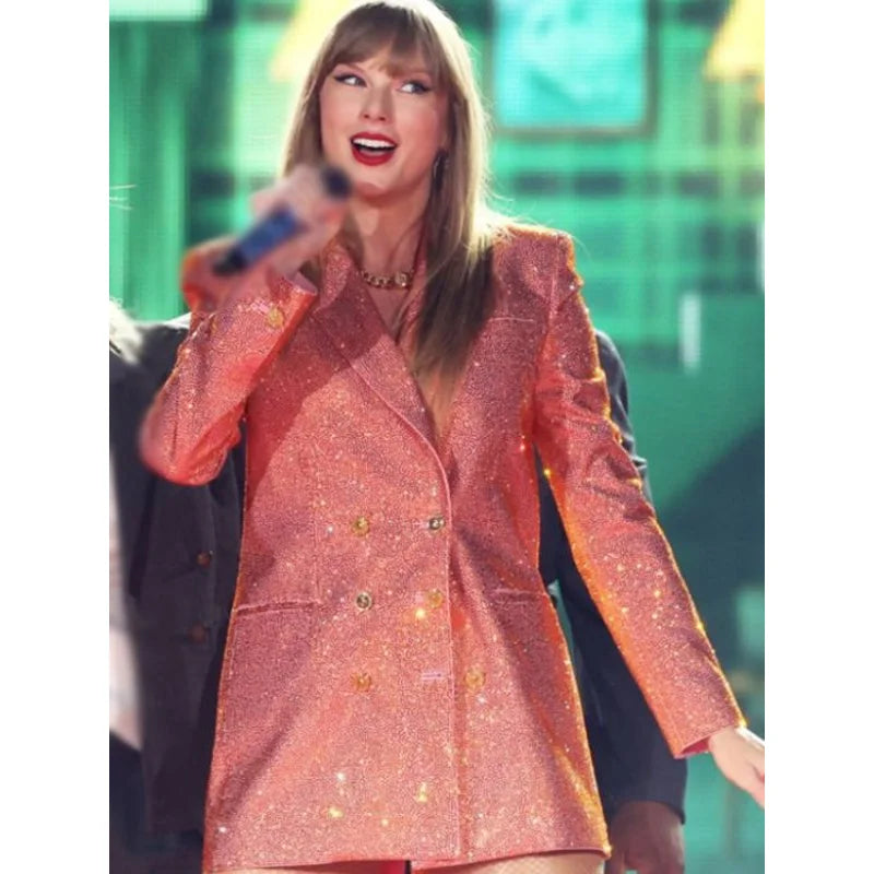 Taylor Swift New Eras Tour Orange Blazer