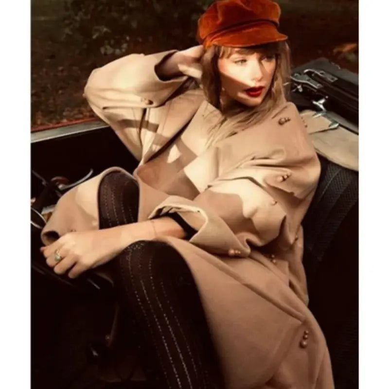 Taylor-Swift-Red-All-Too-Well-Beige-Coat