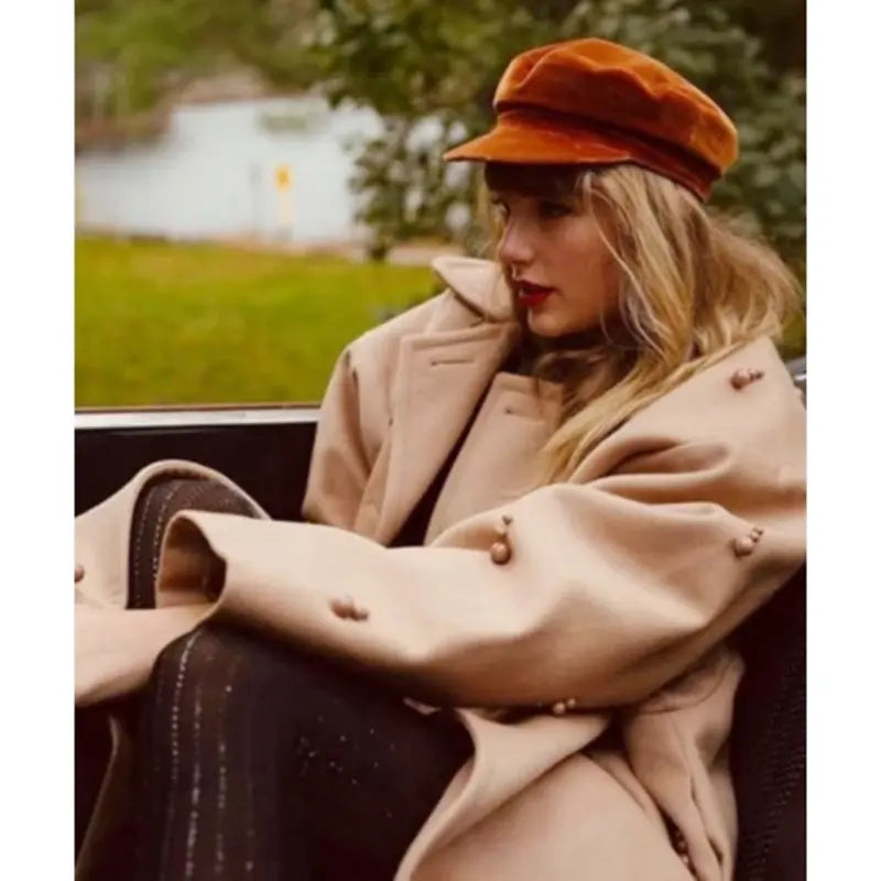 Taylor-Swift-Red-All-Too-Well-Beige-Coat