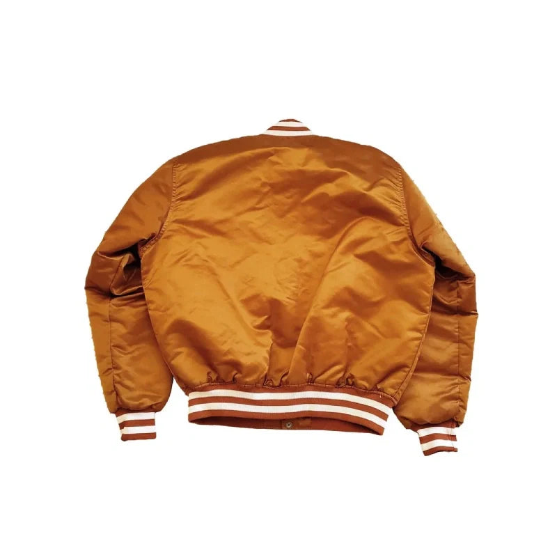 Texas Longhorns Satin Bomber Jacket