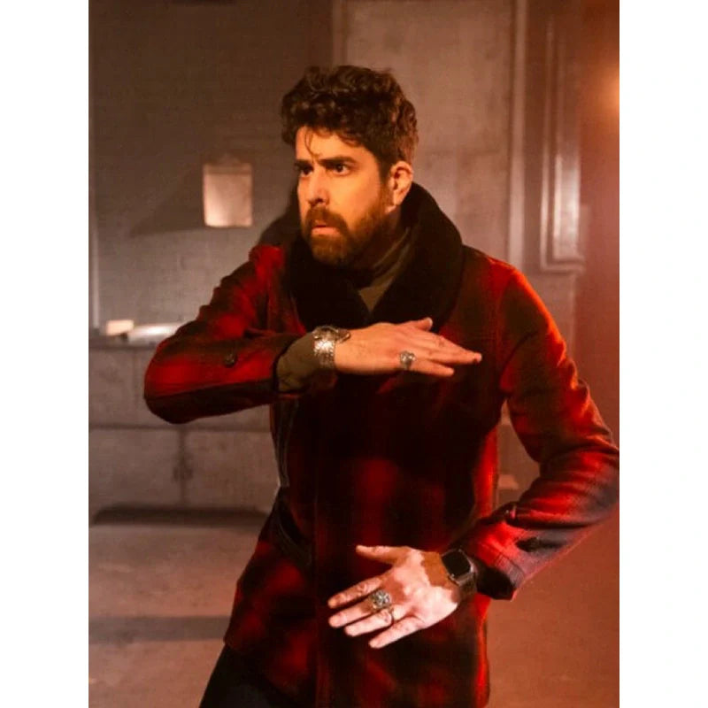 The Equalizer S04 Adam Goldberg Plaid Coat