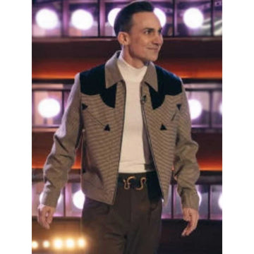 The Kelly Clarkson Show Henry Lloyd Hughes Checked Jacket