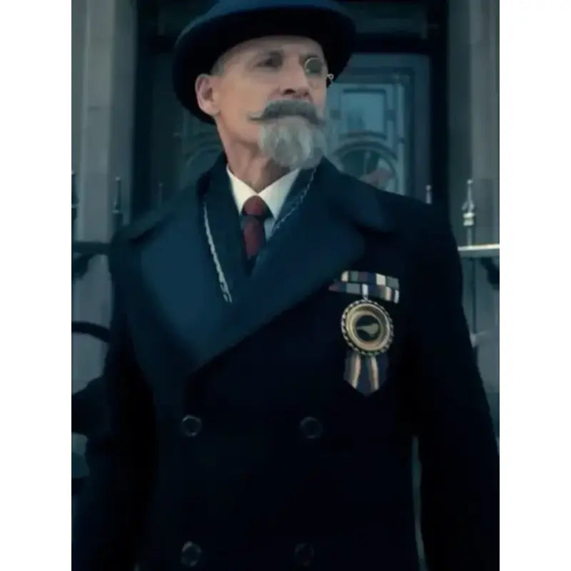 Reginald Hargreeves Umbrella Academy S03 Double Breasted Coat