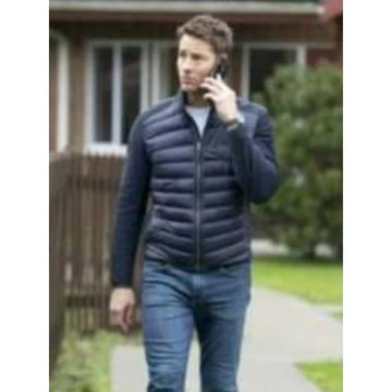 Tracker Justin Hartley Blue Puffer Jacket