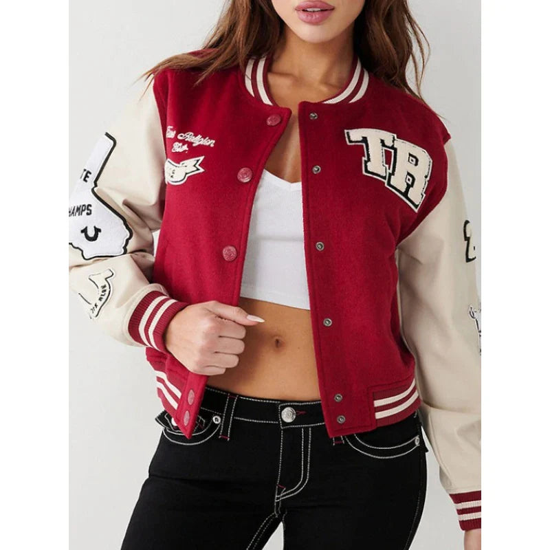 True Religion Varsity Jacket For Womens