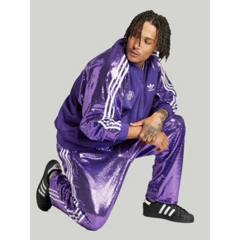 KoRn x Purple Sequin Tracksuit