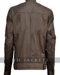 Transformers 3 Shia Labeouf Grey  Black Slim Bomber Leather Jacket