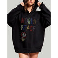 World Peace Black Hoodie