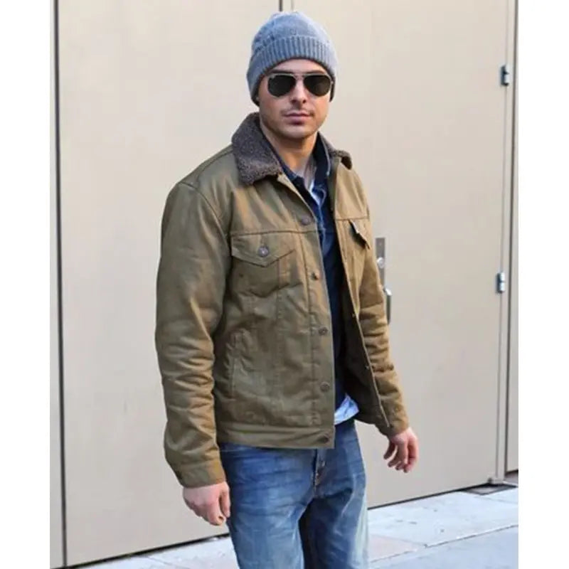 Zac Efron 2011 Green Jacket