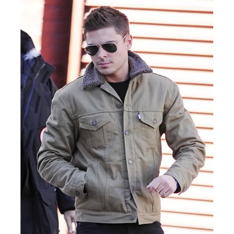 Zac Efron 2011 Green Jacket