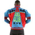 Pelle Pelle Red Blue Soda Club Varsity Wool Jacket