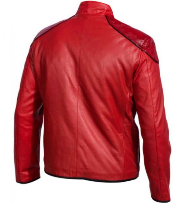 Shazam Real Red Men's leather jacket