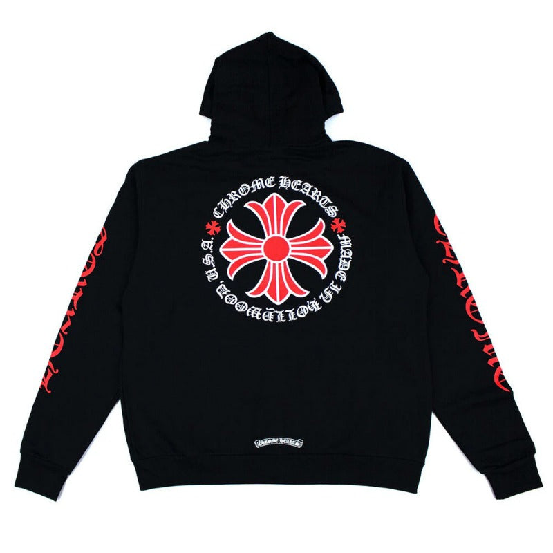Chrome Hearts Made In Hollywood Plus Cross Black Hoodie