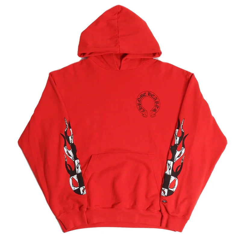 Chrome Hearts Red Hoodie