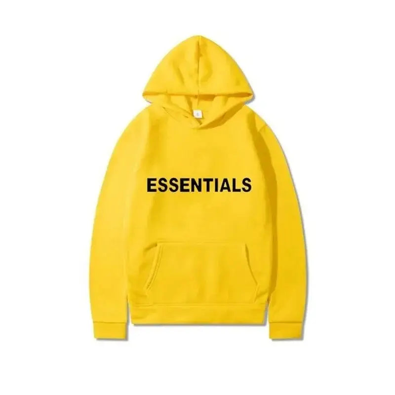 Essentials Yellow Pullover Hoodie